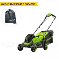 Газонокосилка аккумуляторная GreenWorks GD24LM331 4 Ач в Ульяновске