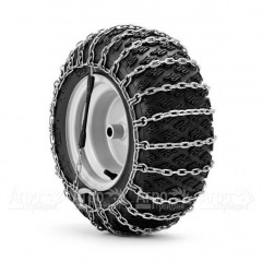 Снежные цепи на колеса 18" пара для тракторов Husqvarna TC138, TS138 в Ульяновске