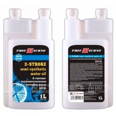 Масло полусинтетическое с дозатором Profftechno 1 л для 2-х тактных двигателей в Ульяновске