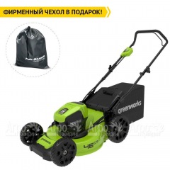 Газонокосилка аккумуляторная GreenWorks GD40LM46HP 6 Ач в Ульяновске
