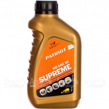 Масло Patriot Supreme HD SAE 30 592 мл для 4-х тактных двигателей в Ульяновске