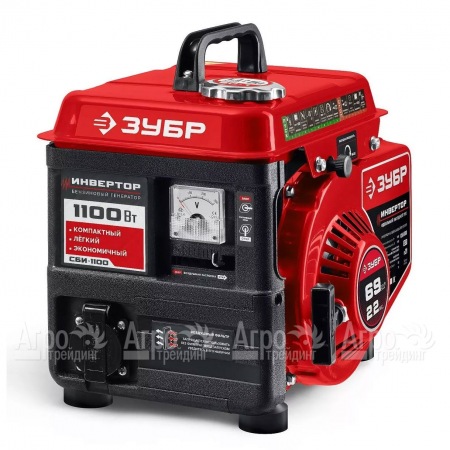 Бензогенератор инверторный Зубр СБИ-1100 1 кВт в Ульяновске