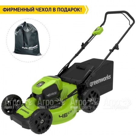 Газонокосилка аккумуляторная GreenWorks GD40LM46HP 4 Ач в Ульяновске