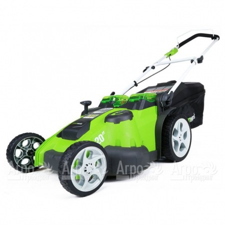 Газонокосилка аккумуляторная GreenWorks G-Max G40LM49DB 40V 49 см Twin Force (без батареи и зарядного устройства)  в Ульяновске