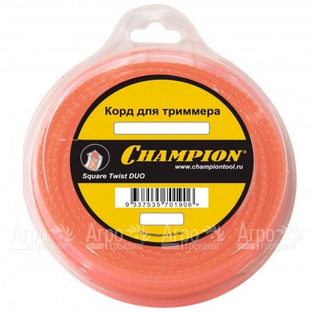 Корд триммерный Champion Square Twist Duo 2.4мм, 44м (витой квадрат)  в Ульяновске