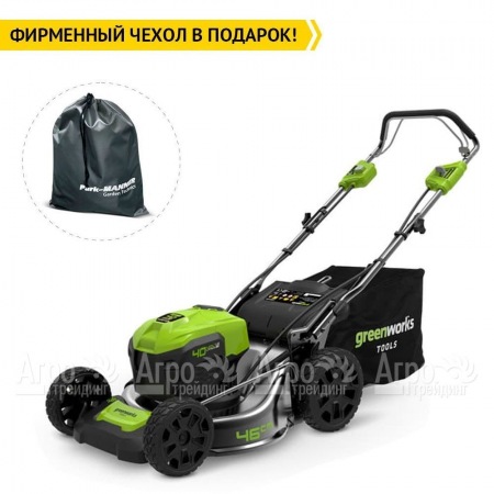 Газонокосилка аккумуляторная GreenWorks GD40LM46SP  в Ульяновске