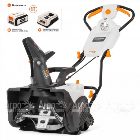 Снегоуборщик аккумуляторный Daewoo DAST 5040Li Battery Set в Ульяновске