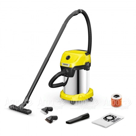 Хозяйственный пылесос Karcher WD 3 S V-19/4/20 SuctionBrushKit в Ульяновске