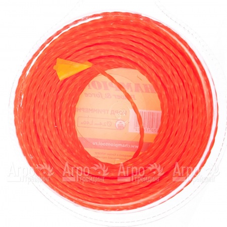 Корд триммерный Champion Twisted Square 3.0мм, 300м (витой квадрат)+нож  в Ульяновске