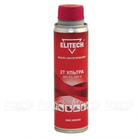 Масло синтетическое Elitech 2002.000300 API TC, M/F 4 0.2 л для 2-х тактных двигателей в Ульяновске