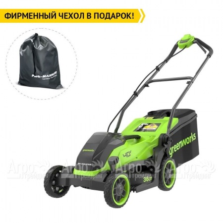 Газонокосилка аккумуляторная GreenWorks GD40LM361 4 Ач в Ульяновске