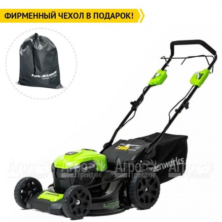 Газонокосилка аккумуляторная GreenWorks GD40LM46SP 8 Ач в Ульяновске