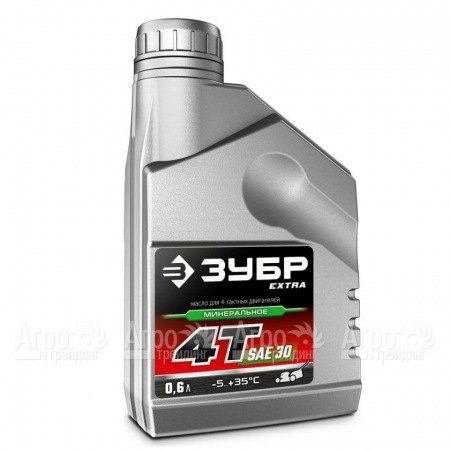 Масло минеральное Зубр Extra 4Т-SAE 30 0.6 л для 4-х тактных двигателей в Ульяновске