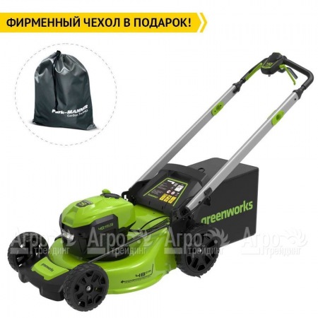 Газонокосилка аккумуляторная GreenWorks GD40LM48SPК4  в Ульяновске