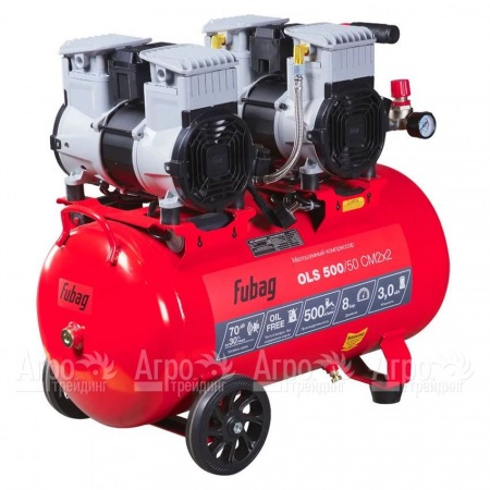 Компрессор безмасляный малошумный Fubag OLS 500/50 CM2х2 в Ульяновске
