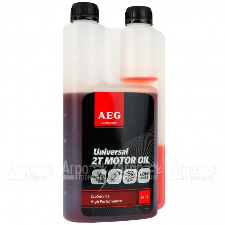 Масло минеральное Universal AEG 2T Motor Motor Oil API TC 1 л для 2-х тактных двигателей в Ульяновске