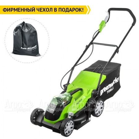 Газонокосилка аккумуляторная GreenWorks G-Max G40LM35K2 40V 35 см в Ульяновске