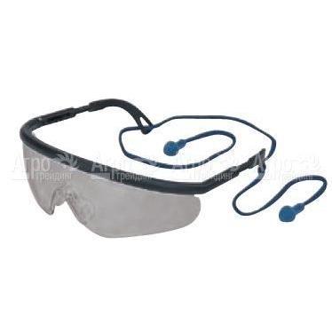 Очки защитные затемненные с тампонами для ушей Oleo-Mac 0010-00848   в Ульяновске