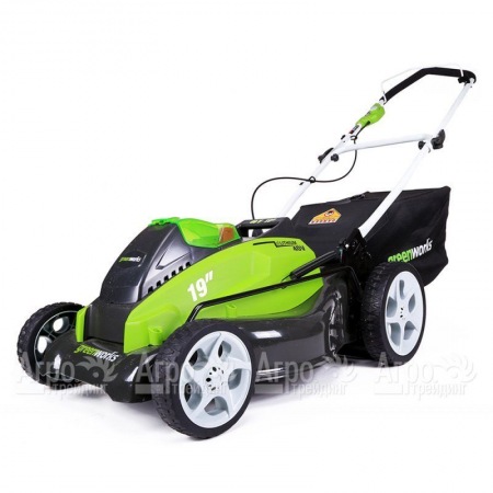 Газонокосилка аккумуляторная GreenWorks G-Max G40LM45 40V 45 см (без батареи и зарядного устройства)  в Ульяновске