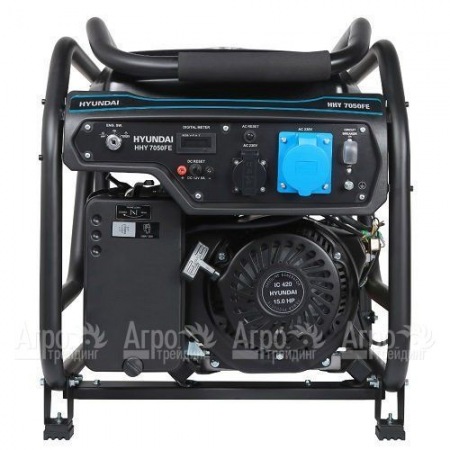 Бензогенератор Hyundai HHY7050FE 5 кВт  в Ульяновске