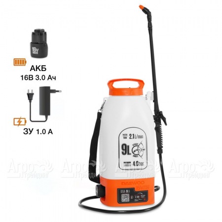 Аккумуляторный опрыскиватель Daewoo DSA 9Li  в Ульяновске