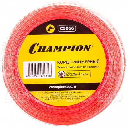 Корд триммерный Champion Square Twist Duo 2.0мм, 126м (витой квадрат)+нож  в Ульяновске