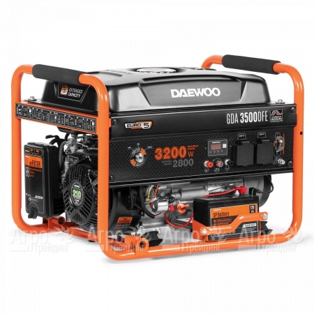 Бензин-газовый генератор Daewoo GDA 3500 DFE 2.8 кВт в Ульяновске