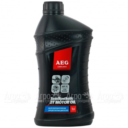 Масло AEG Semi Synthetic 2T Motor Oil API TC 1 л для 2-х тактных двигателей в Ульяновске