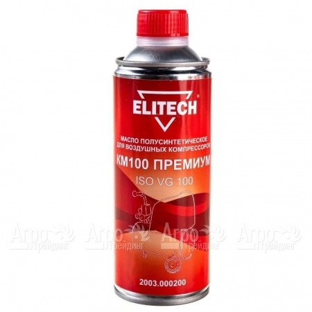Масло полусинтетическое Elitech КМ100 2003.000200 ISO 100 0.45 л для воздушных компрессоров в Ульяновске