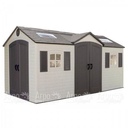 Пластиковый сарай LifeTime 15х8 DD в Ульяновске