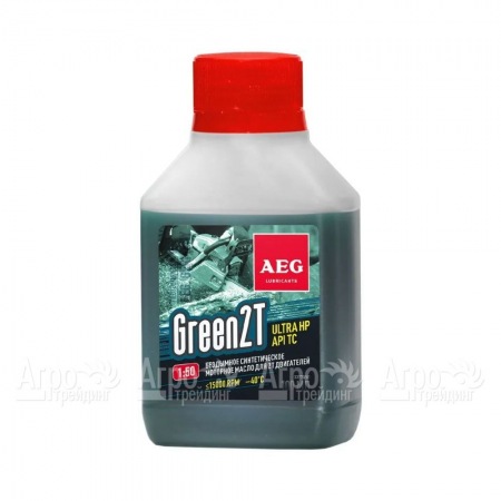 Масло синтетическое AEG Green HP 2T Motor Oil API TC 100 мл для 2-х тактных двигателей  в Ульяновске