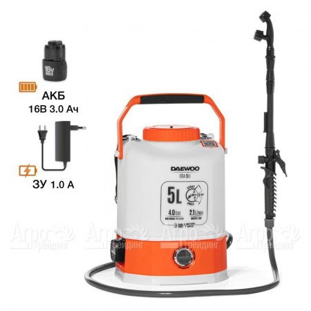 Аккумуляторный опрыскиватель Daewoo DSA 5Li  в Ульяновске