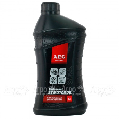 Масло минеральное Universal AEG 2T Motor Oil API TC 1 л для 2-х тактных двигателей  в Ульяновске