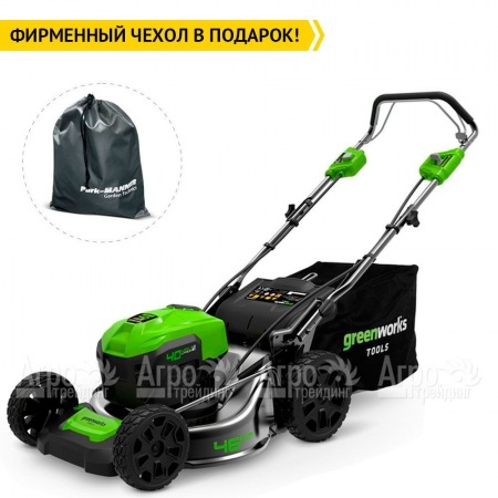 Газонокосилка аккумуляторная GreenWorks GD40LM46SPK4 в Ульяновске