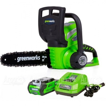 Аккумуляторная пила GreenWorks G40CS30II-12" 2 Ач в Ульяновске