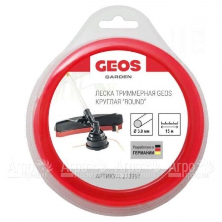 Леска триммерная круглая GEOS by Al-Ko Round 3 мм, 15 м в блистере в Ульяновске
