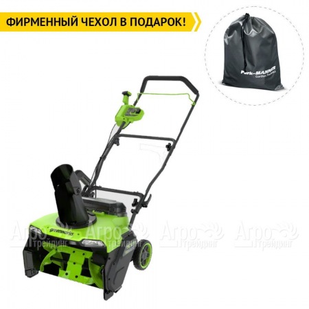 Снегоуборщик аккумуляторный GreenWorks GD40STX2 (без аккумулятора и зарядного устройства)  в Ульяновске