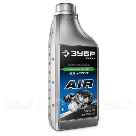 Масло компрессорное Зубр Extra 1 л для поршневых компрессоров в Ульяновске
