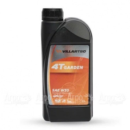 Масло моторное летнее Villartec 4T Garden SAE W-30, 1 л для 4-х тактных двигателей  в Ульяновске