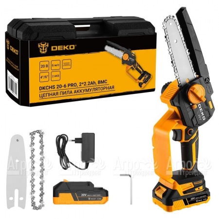 Аккумуляторная пила DEKO DKCHS 20-6 PRO 6" в кейсе в Ульяновске