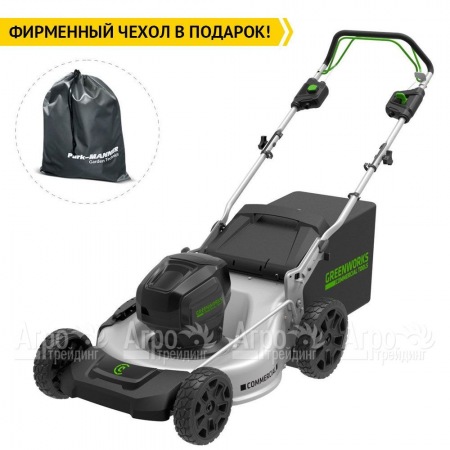 Газонокосилка аккумуляторная GreenWorks GC82LM51SP (без батареи и зарядного устройства) в Ульяновске