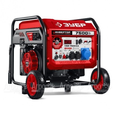 Бензиновый генератор инверторный Зубр СБИ-7500ЕА 7 кВт в Ульяновске