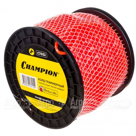 Корд триммерный Champion Twisted Square 4.0мм, 95м (витой квадрат)+нож  в Ульяновске