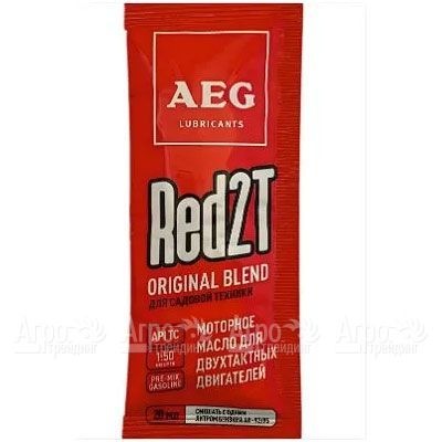 Масло минеральное AEG RED 2T Original blend API TC 20 мл для 2-х тактных двигателей в Ульяновске