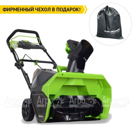 Снегоуборщик аккумуляторный GreenWorks G-Max GD40ST (без батареи и зарядного устройства)  в Ульяновске