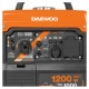 Инверторный бензогенератор Daewoo GDA 1400 i 1 кВт в Ульяновске